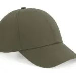 90669 - Organic Cotton 6 Panel Cap, olive green — productfoto 5