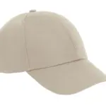 90669 - Organic Cotton 6 Panel Cap, sand — productfoto 6