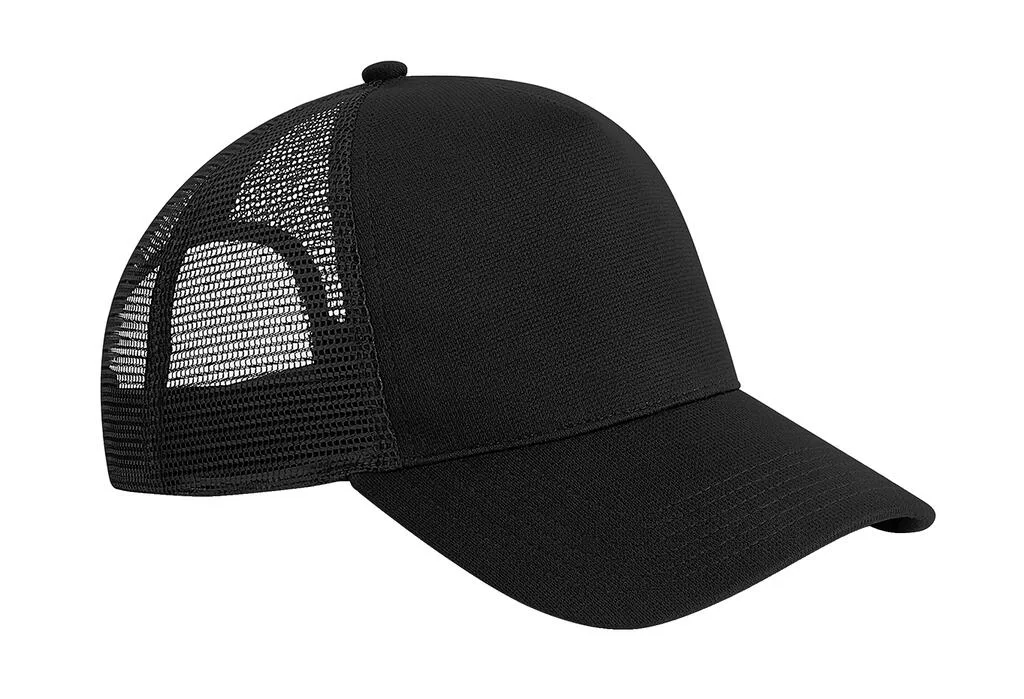 90769 - Microknit Snapback Trucker, black