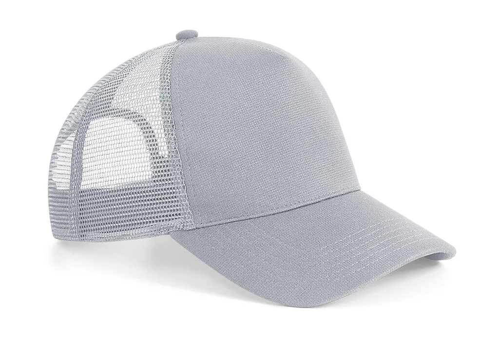 907_69_138_f-2019_01jpg - Hidalgo 90769 - Microknit Snapback Trucker, light grey — productfoto 2