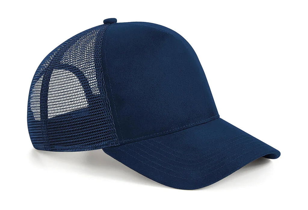 908_69_201_f-2019_01jpg - Hidalgo 90869 - Suede Snapback Trucker, french navy — productfoto 2