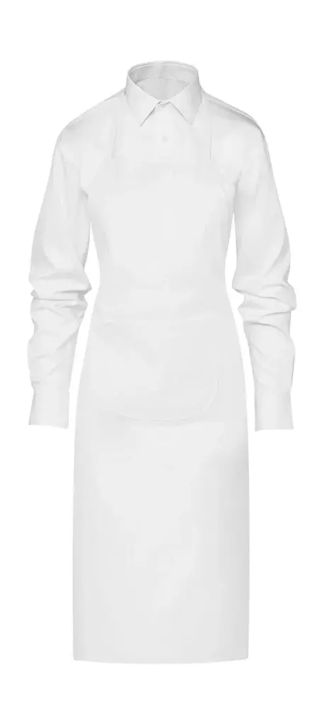 90959 - BUDAPEST Festival Apron with Pocket, white