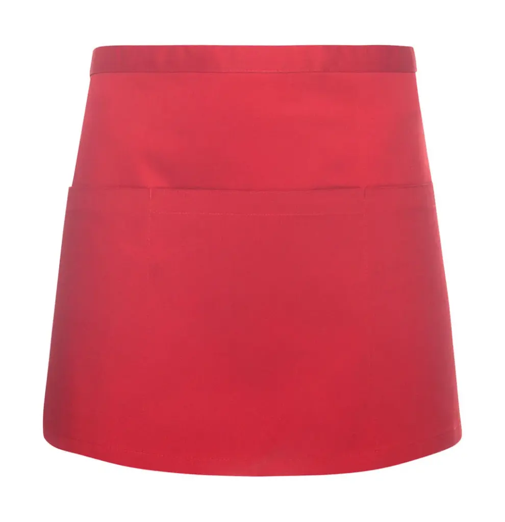 91167 - Waist Apron Basic with Pockets, red — productfoto 5