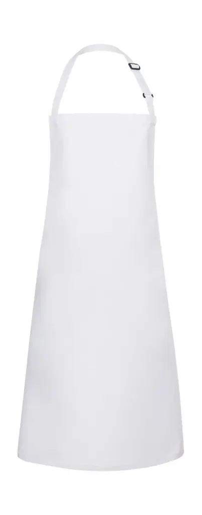 Latzenschürze mit Logo-Druck, 100% Baumwolle