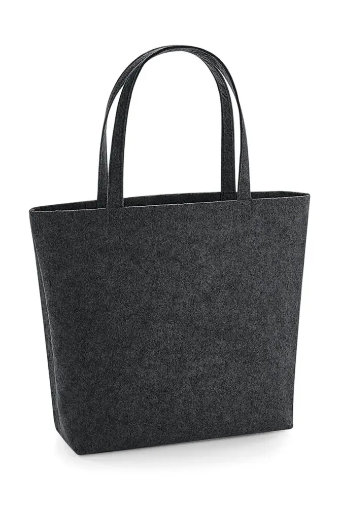 913_29_105_f-2019_02jpg - Hidalgo-werbeartikel 91329 - Felt Shopper, charcoal melange — productfoto 2