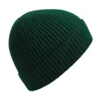 91369 - Engineered Knit Ribbed Beanie, bottle green — productfoto 9