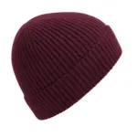 91369 - Engineered Knit Ribbed Beanie, burgundy — productfoto 8