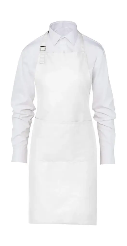 92059 - LISBON 100% Cotton Bib Apron, white