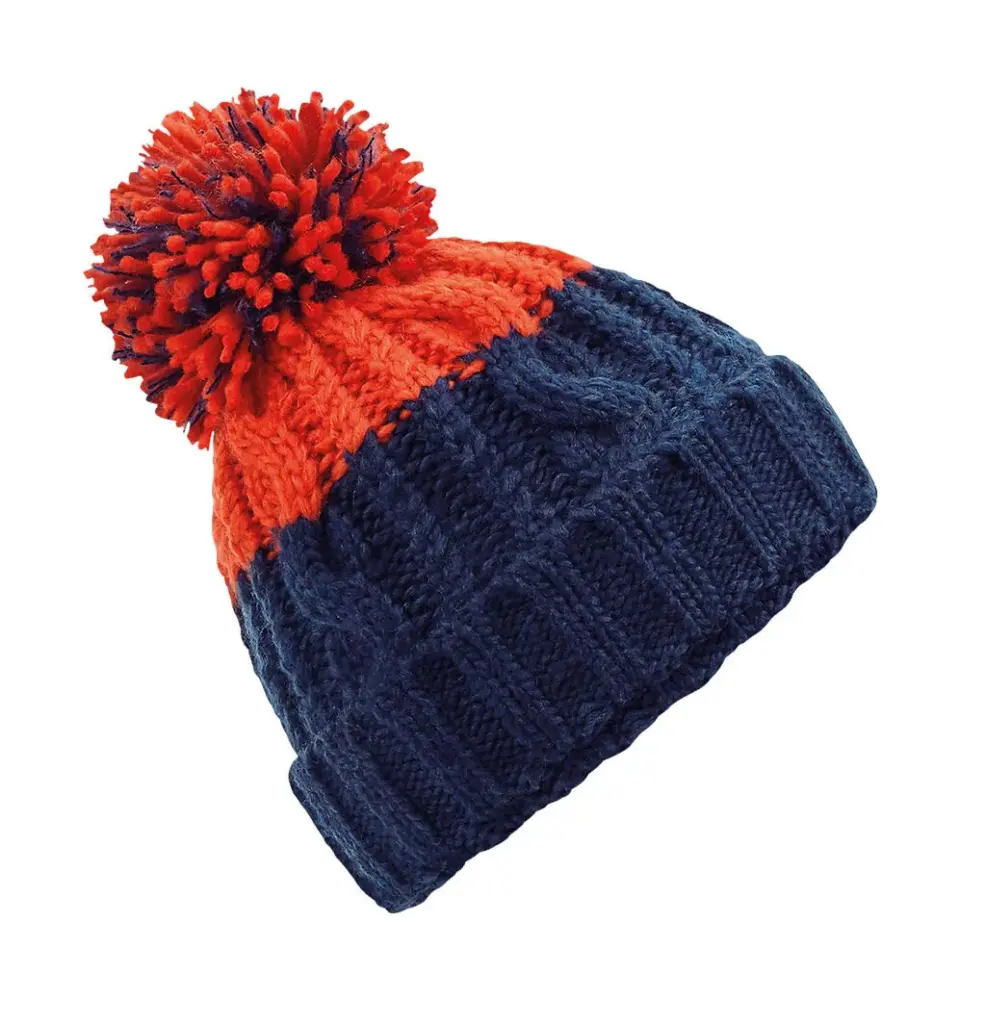 92169 - Apres Beanie, oxford navy/fire red — productfoto 4