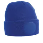 92269 - Circular Patch Beanie, bright royal — productfoto 4