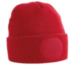 92269 - Circular Patch Beanie, classic red — productfoto 5