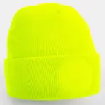 92269 - Circular Patch Beanie, fluorescent yellow — productfoto 6