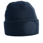 92269 - Circular Patch Beanie, french navy — productfoto 3