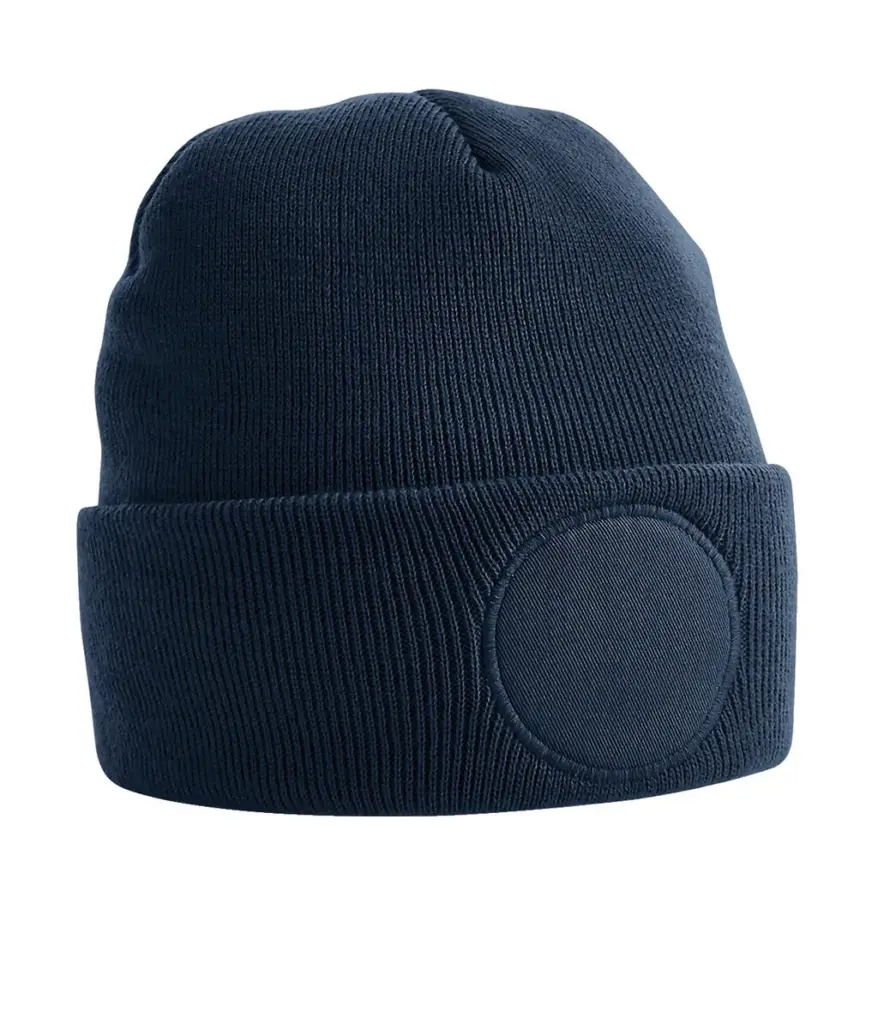 92269 - Circular Patch Beanie, french navy — productfoto 3
