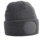 92269 - Circular Patch Beanie, graphite grey — productfoto 2