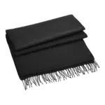 92669 - Classic Woven Scarf, black — productfoto 2