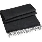 92669 - Classic Woven Scarf, charcoal — productfoto 4