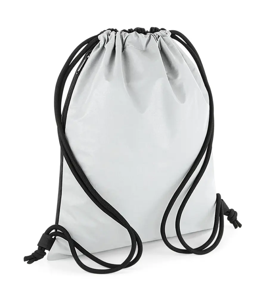 93129 - Reflective Gymsac, silver reflective — productfoto 2