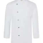 Kochjacke Lars langarm bedruckbar weiß Herren