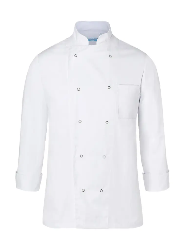 Kochsjacke Unisex mit Logo-Druck, langlebig