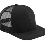 93669 - Original Flat Peak 6 Panel Trucker, black / black