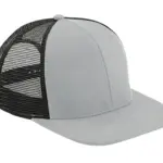 93669 - Original Flat Peak 6 Panel Trucker, grey / black — productfoto 2