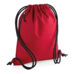 93829 - Recycled Gymsac, classic red — productfoto 4