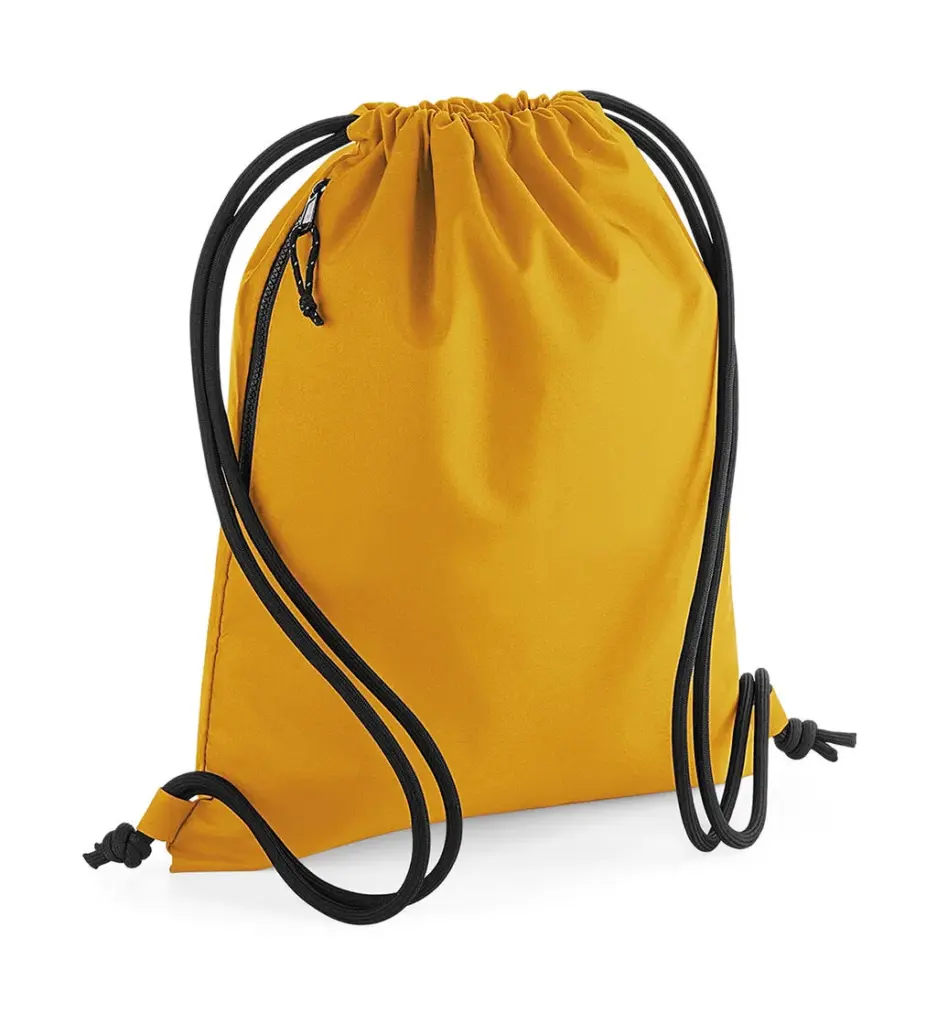 93829 - Recycled Gymsac, mustard — productfoto 7