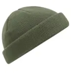 93969 - Recycled Mini Fisherman Beanie, olive green — productfoto 5