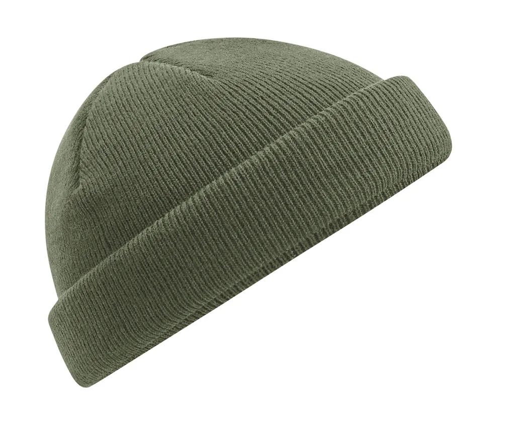 93969 - Recycled Mini Fisherman Beanie, olive green — productfoto 5