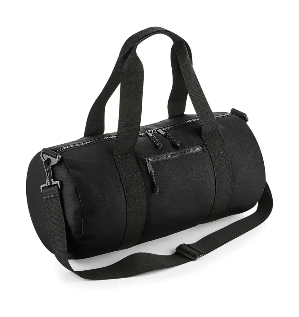 94029 - Recycled Barrel Bag, black