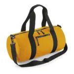 94029 - Recycled Barrel Bag, mustard — productfoto 4