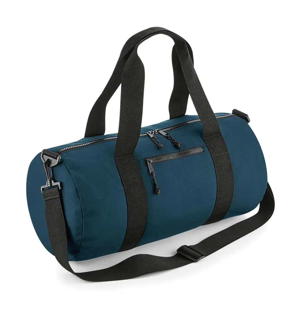 94029 - Recycled Barrel Bag, petrol — productfoto 3