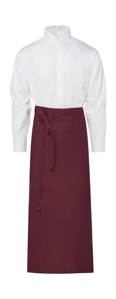 94059 - LONDON Long Bistro Apron, burgundy — productfoto 6