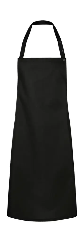94167 - Bib Apron Press Stud, black — productfoto 2