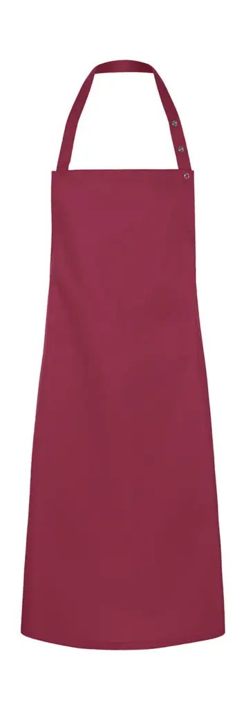 94167 - Bib Apron Press Stud, dark red — productfoto 6
