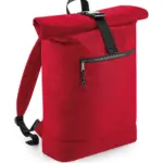 94229 - Recycled Roll-Top Backpack, classic red — productfoto 4