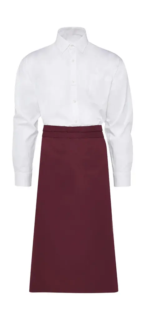 94259 - ROME Medium Length Bistro Apron, burgundy — productfoto 13