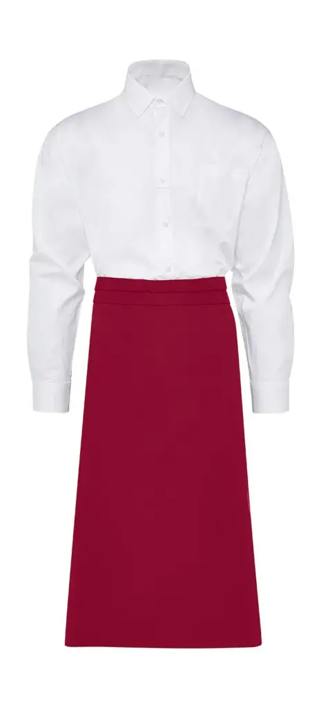 94259 - ROME Medium Length Bistro Apron, red — productfoto 9