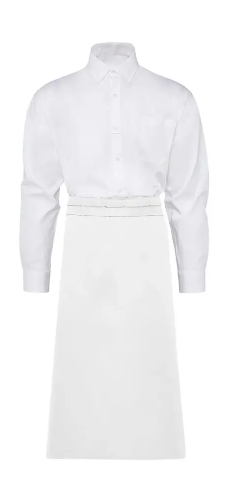 94259 - ROME Medium Length Bistro Apron, white