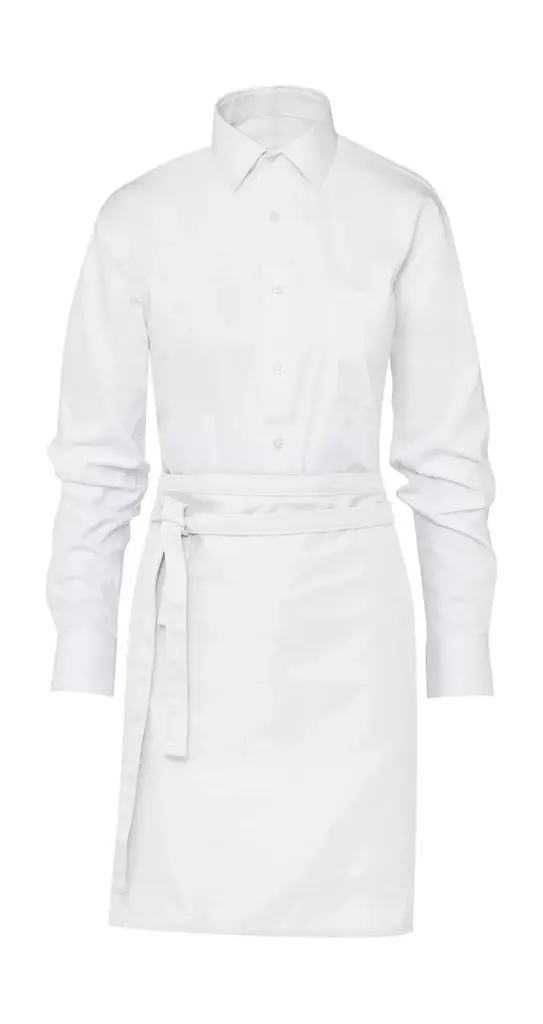 94359 - BRUSSELS Short Bistro Apron, white