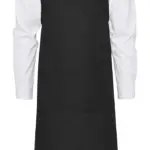 94559 - AMSTERDAM Bib Apron with Pocket, black — productfoto 3