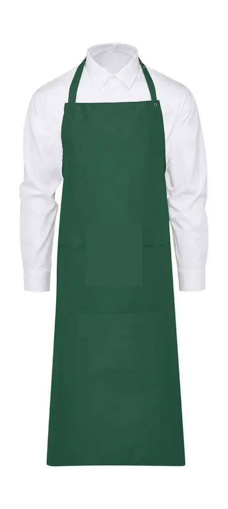 94559 - AMSTERDAM Bib Apron with Pocket, bottle green — productfoto 9