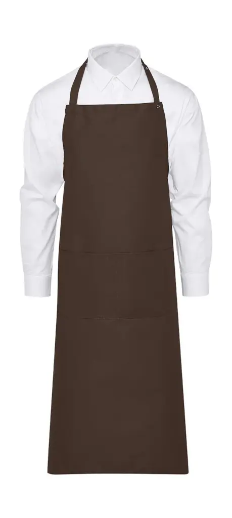 94559 - AMSTERDAM Bib Apron with Pocket, brown — productfoto 11