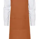 94559 - AMSTERDAM Bib Apron with Pocket, burnt orange — productfoto 7