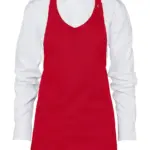 94759 - BERN Women’s Bib Apron, red — productfoto 4