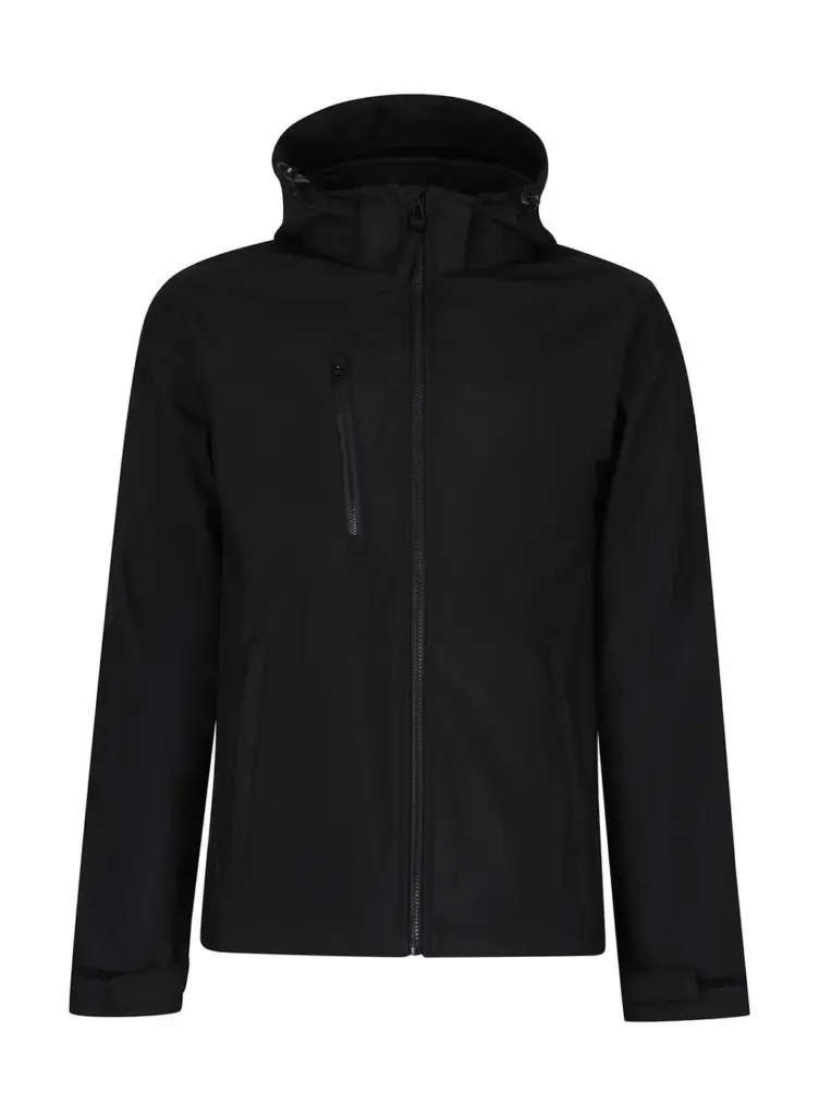 94817 - Venturer 3-Layer Hooded Softshell Jacket, black