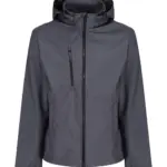 94817 - Venturer 3-Layer Hooded Softshell Jacket, seal grey/black — productfoto 3