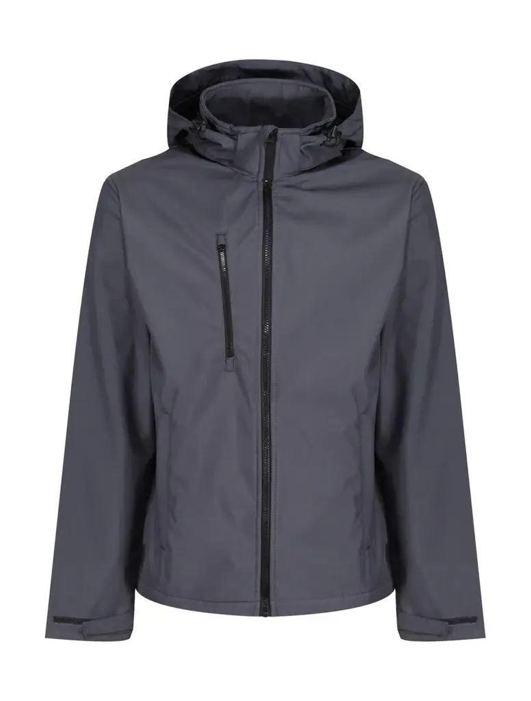 948_17_158_f-2021_01jpg - Hidalgo 94817 - Venturer 3-Layer Hooded Softshell Jacket, seal grey/black — productfoto 3
