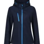 94917 - Women's Venturer 3-Layer Hooded Softshell Jacket, navy/french blue — productfoto 5